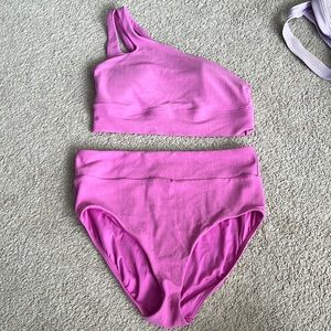 Calia Geranium Purple top and bottoms Large